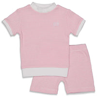 Pyjama / huispak wafel kort - roze, Feetje