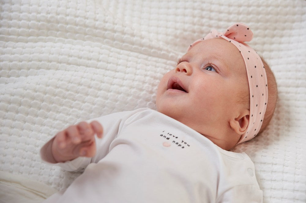 Haarband - dots roze, FEETJE