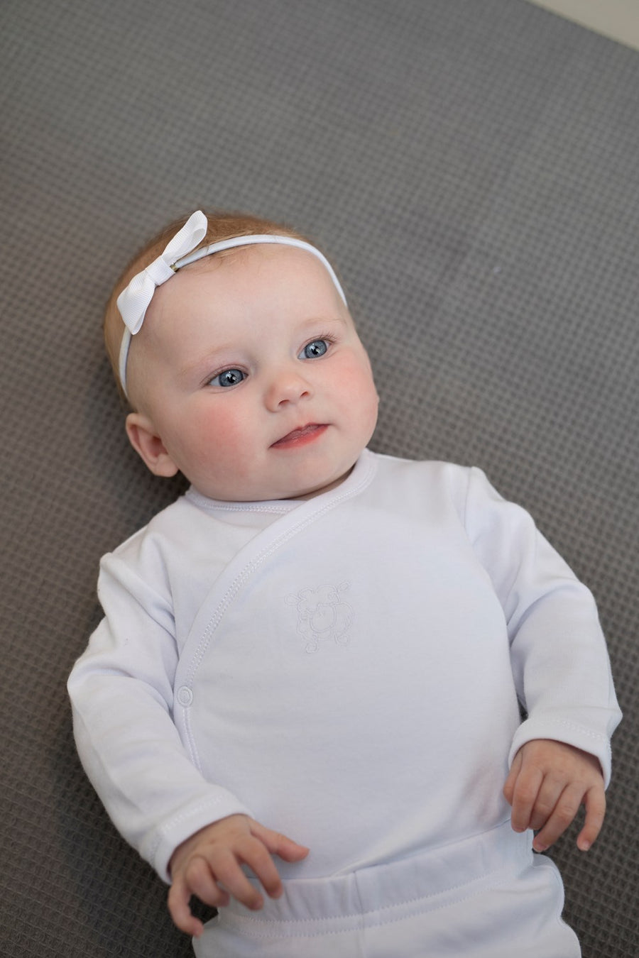 Romper / Body Lang - offwhite schaapje, feetje
