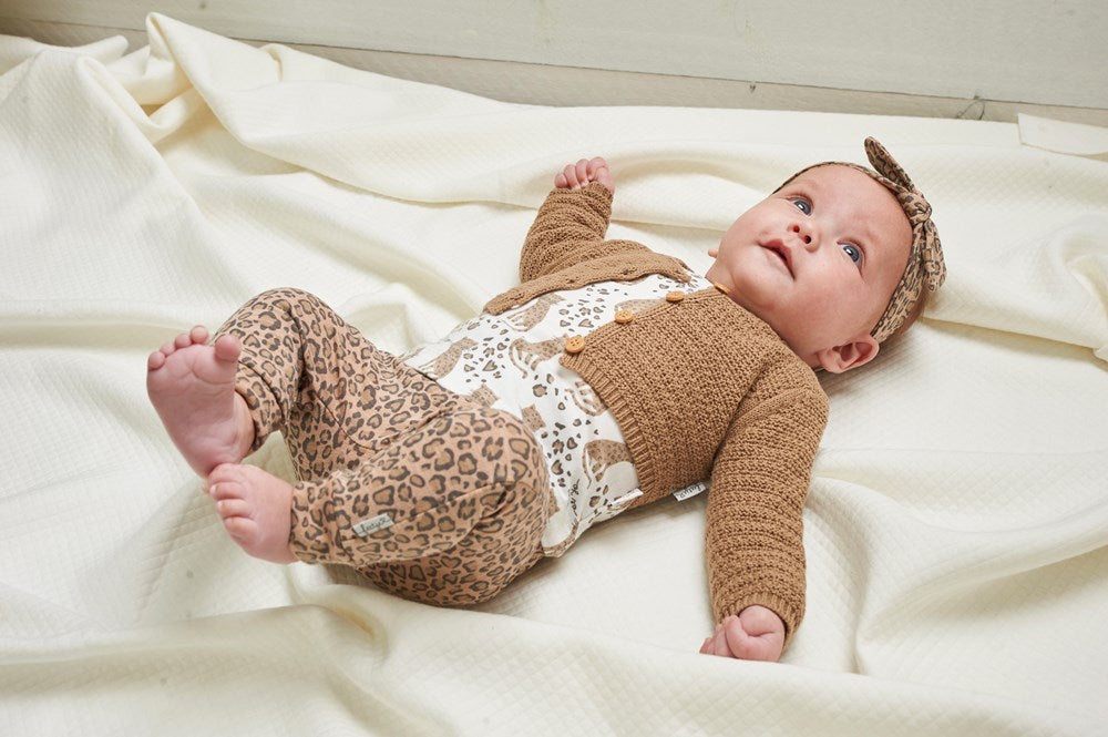 Vestje halflang, brei / knit - Panther cutie, Feetje