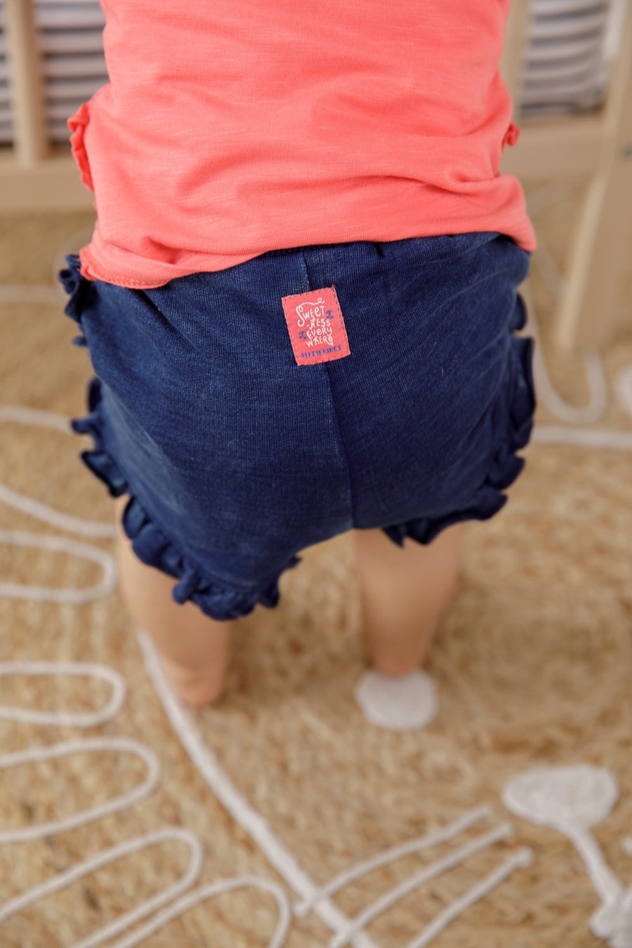 Broek kort, cherry sweetness - Feetje
