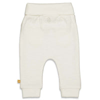 Broek lang, welcome to earth - offwhite, feetje