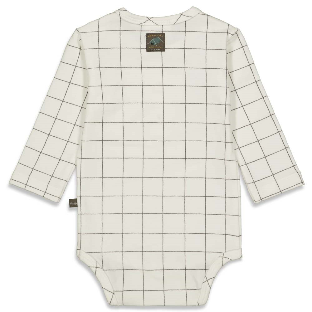 Romper / Body Lang - griddly bear, geruit, Feetje