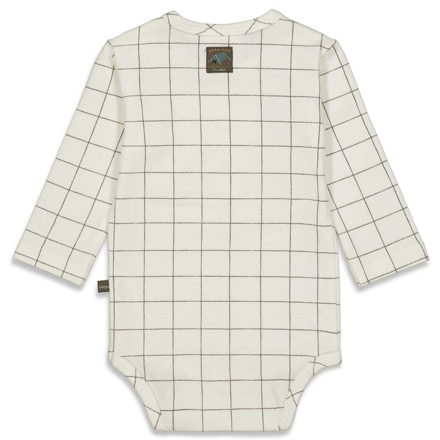 Romper / Body Lang - griddly bear, geruit, Feetje