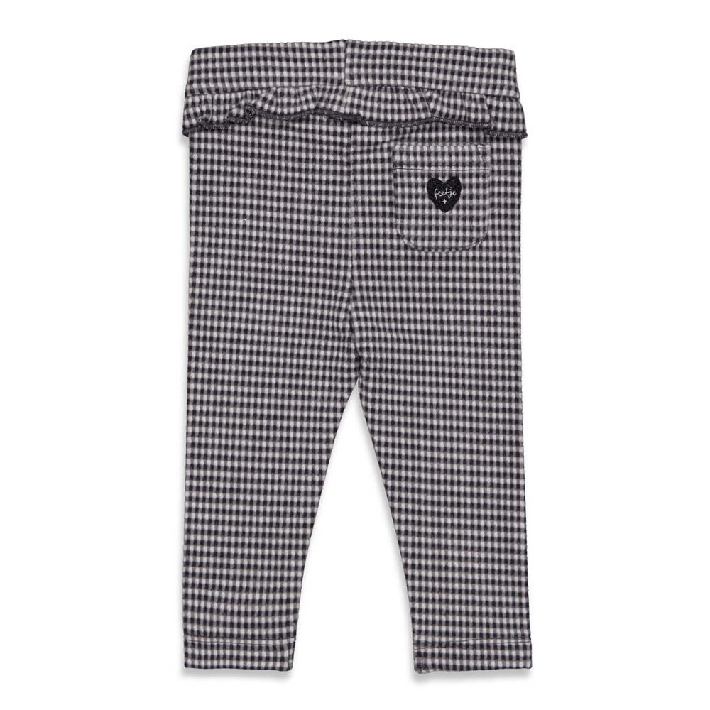 Broek lang, Ohh la la - zwart/wit, feetje