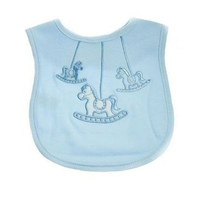 P3603 soft touch, blauw slabber hobbelpaard