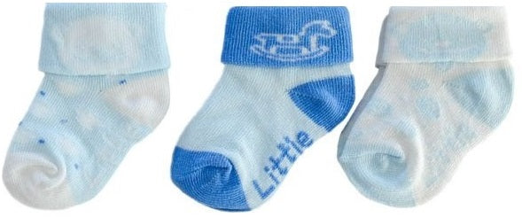 Set 3 paar Sokjes blauw - little prince