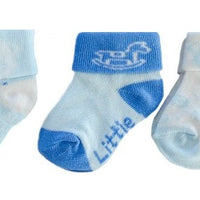 S69 soft touch, set 3 paar sokken, little prince blauw wit