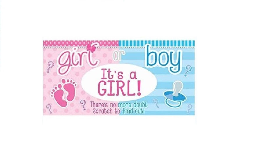 baby kraskaart gender reveal geslachtsonthulling jongen of meisje