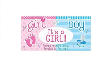 baby kraskaart gender reveal geslachtsonthulling jongen of meisje