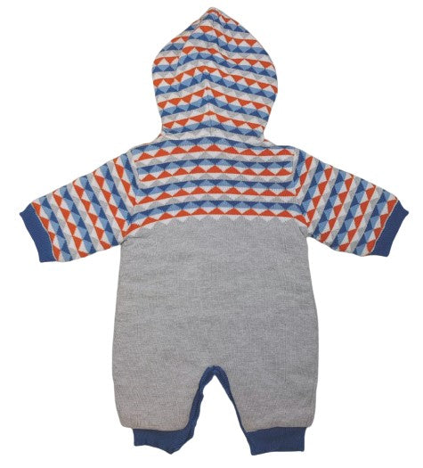 lily &jack buitenpak teddyvoering geometrisch N15697 skipak baby jongen meisje teddy katoen